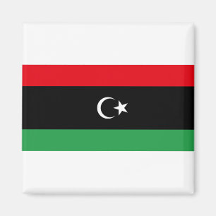 libysche Flagge Magnet