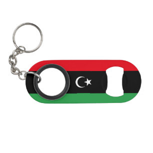 libysche Flagge Mini Flaschenöffner