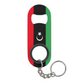 libysche Flagge Mini Flaschenöffner (Rückseite)