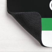 libysche Flagge Mousepad (Ecke)