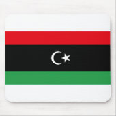 libysche Flagge Mousepad (Vorne)
