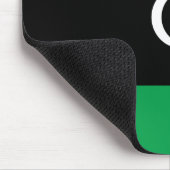 Libysche Flagge Mousepad (Ecke)