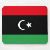 libysche Flagge Mousepad (Vorne)