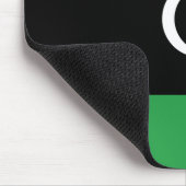 libysche Flagge Mousepad (Ecke)