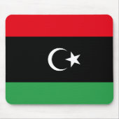 libysche Flagge Mousepad (Vorne)