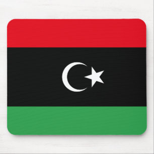 libysche Flagge Mousepad