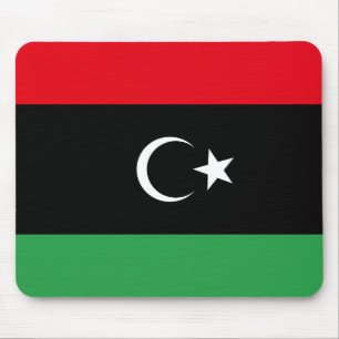 Libysche Flagge Mousepad