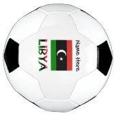 Libysche Flagge Personalisiert Fußball (Gedreht)