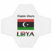 Libysche Flagge Personalisiert Fußball (Flach)