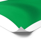 Libysche Flagge Poster Print (Ecke)