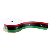libysche Flagge Satinband (Spule)