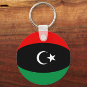 Libysche Flagge Schlüsselanhänger (Vorderseite)