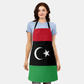 Libysche Flagge Schürze (Getragen)