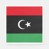 libysche Flagge Serviette (Vorderseite)