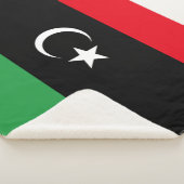 libysche Flagge Sherpadecke (3/4)