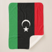 libysche Flagge Sherpadecke (Vorderseite)