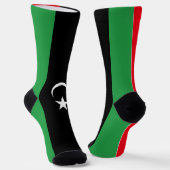 libysche Flagge Socken (Gewinkelt)