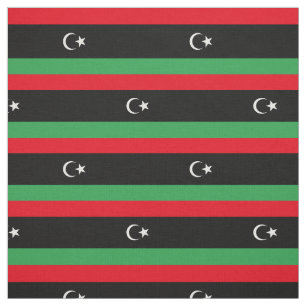 Libysche Flagge Stoff