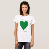Libysche Flagge Sweetheart T - Shirt (Vorne ganz)