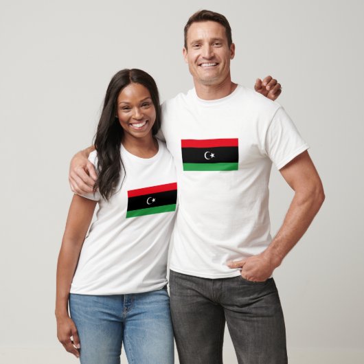 libysche Flagge T-Shirt (Unisex)