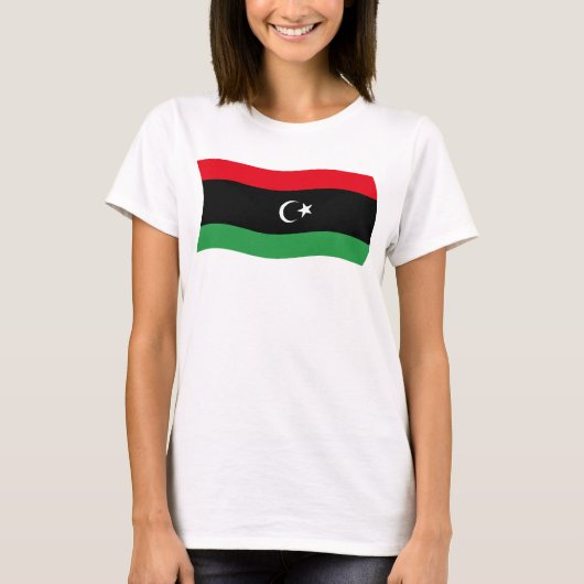 libysche Flagge T-Shirt (Vorderseite)