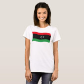 libysche Flagge T-Shirt (Vorne ganz)