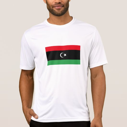 libysche Flagge T-Shirt (Vorderseite)