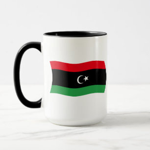 Libysche Flagge Tasse