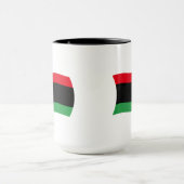 libysche Flagge Tasse (Zentrum)