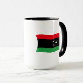 libysche Flagge Tasse (VorderseiteRechts)