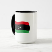 libysche Flagge Tasse (Vorderseite Links)