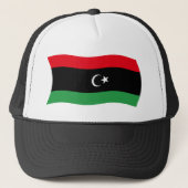 libysche Flagge Truckerkappe (Vorderseite)