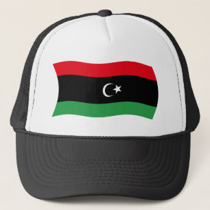 Libysche Flagge Truckerkappe