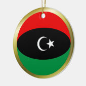 Libysche Flaggenverzierung Keramik Ornament (Links)