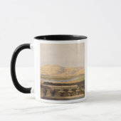 Libysche Kette der Berge vom Tempel von Luxor Tasse (Links)