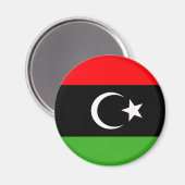 libysche Rebellenflagge Magnet (Vorderseite/Rückseite)