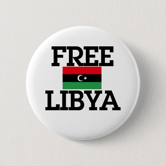 Libysche Revolution Button (Vorderseite)