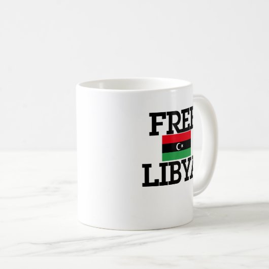 Libysche Revolution Kaffeetasse (VorderseiteRechts)