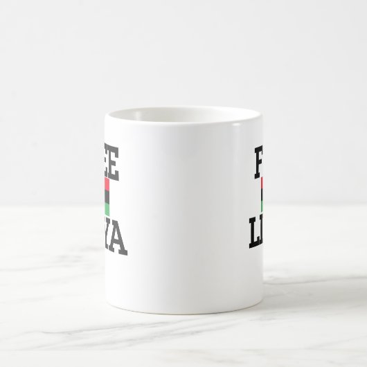Libysche Revolution Kaffeetasse (Mittel)