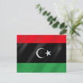 Libysche Unabhängigkeitsflagge - Protestflagge des Postkarte (Stehend Vorderseite)