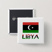 libysche und libysche Flagge Button (Vorne & Hinten)