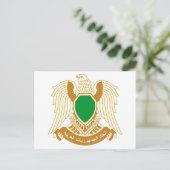 Libysche Wappen Postkarte (Stehend Vorderseite)
