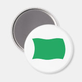 Libyscher Flaggenmagnet Magnet (Vorderseite/Rückseite)