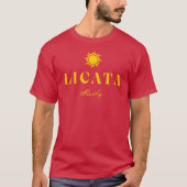 Licata Sizilien Sonne T-Shirt (Vorderseite)