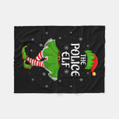 Lice Elf Christmas Family Girls Women Elf Squad Xm Fleecedecke (Vorderseite (Horizontal))