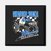 Lice Monster Truck Magnet (Vorne)