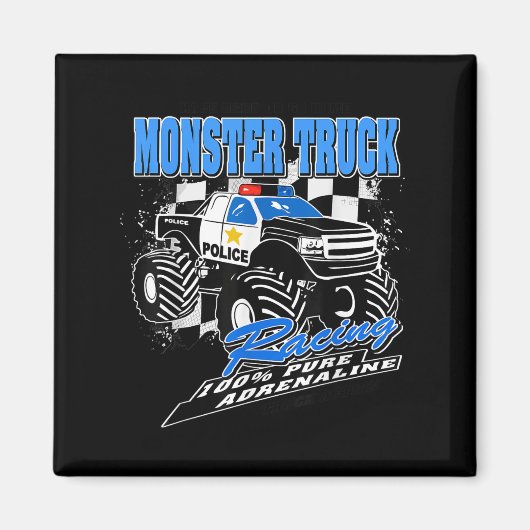 Lice Monster Truck  Magnet (Vorne)