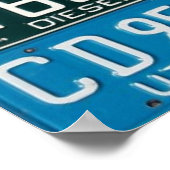 License Teller USA - Our Colorful History v3 Poster (Ecke)