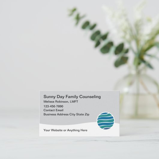 Licensed Family Counseling Service Visitenkarte (Stehend Vorderseite)