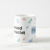 Licensed Pharmacist Personalized Mug | Modern ID B Kaffeetasse (Mittel)